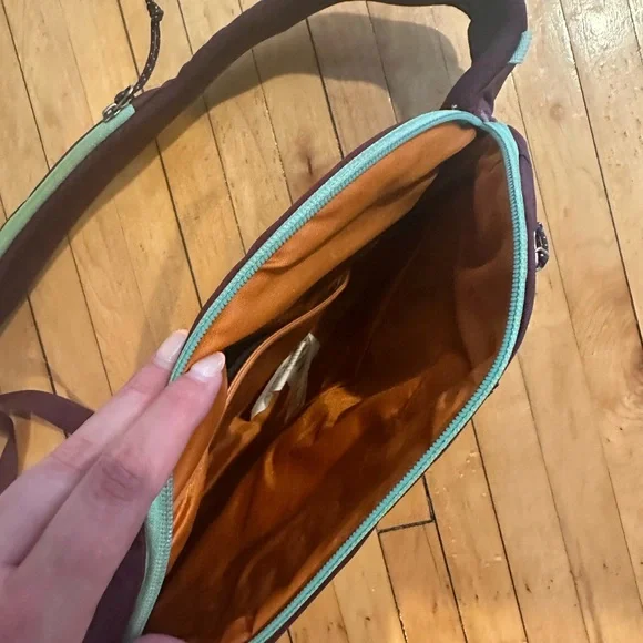 Patagonia Blue and Purple Sling Backpack